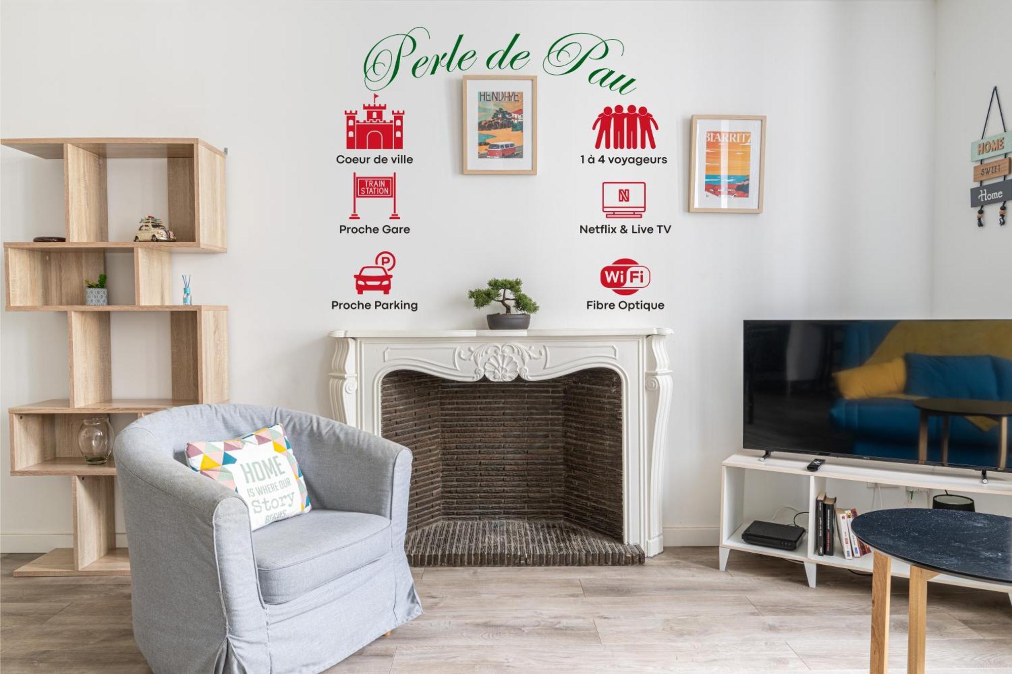 La Perle De Pau Apartman Kültér fotó